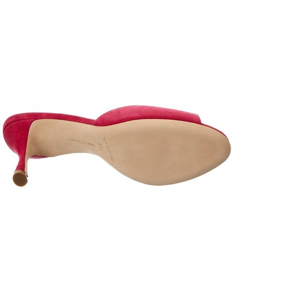 Manolo Blahnik Jada 70 Suede Sandal - Picture 4 of 6